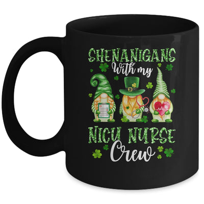 Shenanigans With My NICU Nurse Cute Gnomies St Patricks Day Mug | siriusteestore