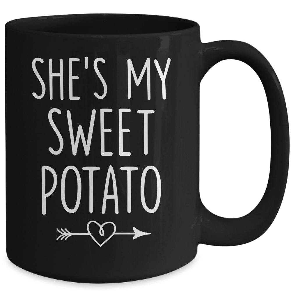 Shes My Sweet Potato I Yam Set Couples Matching Thanksgiving Mug | siriusteestore