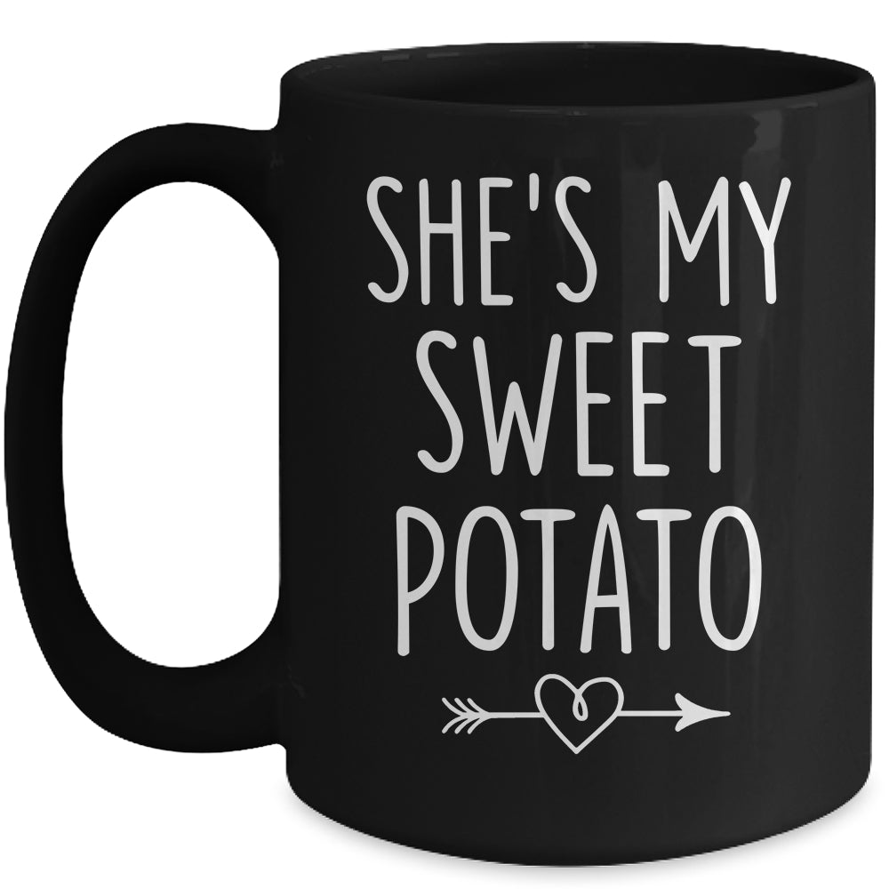 Shes My Sweet Potato I Yam Set Couples Matching Thanksgiving Mug | siriusteestore