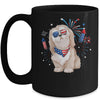 Shih Tzu Dog American USA Flag 4th of July Men women Lover Mug | siriusteestore