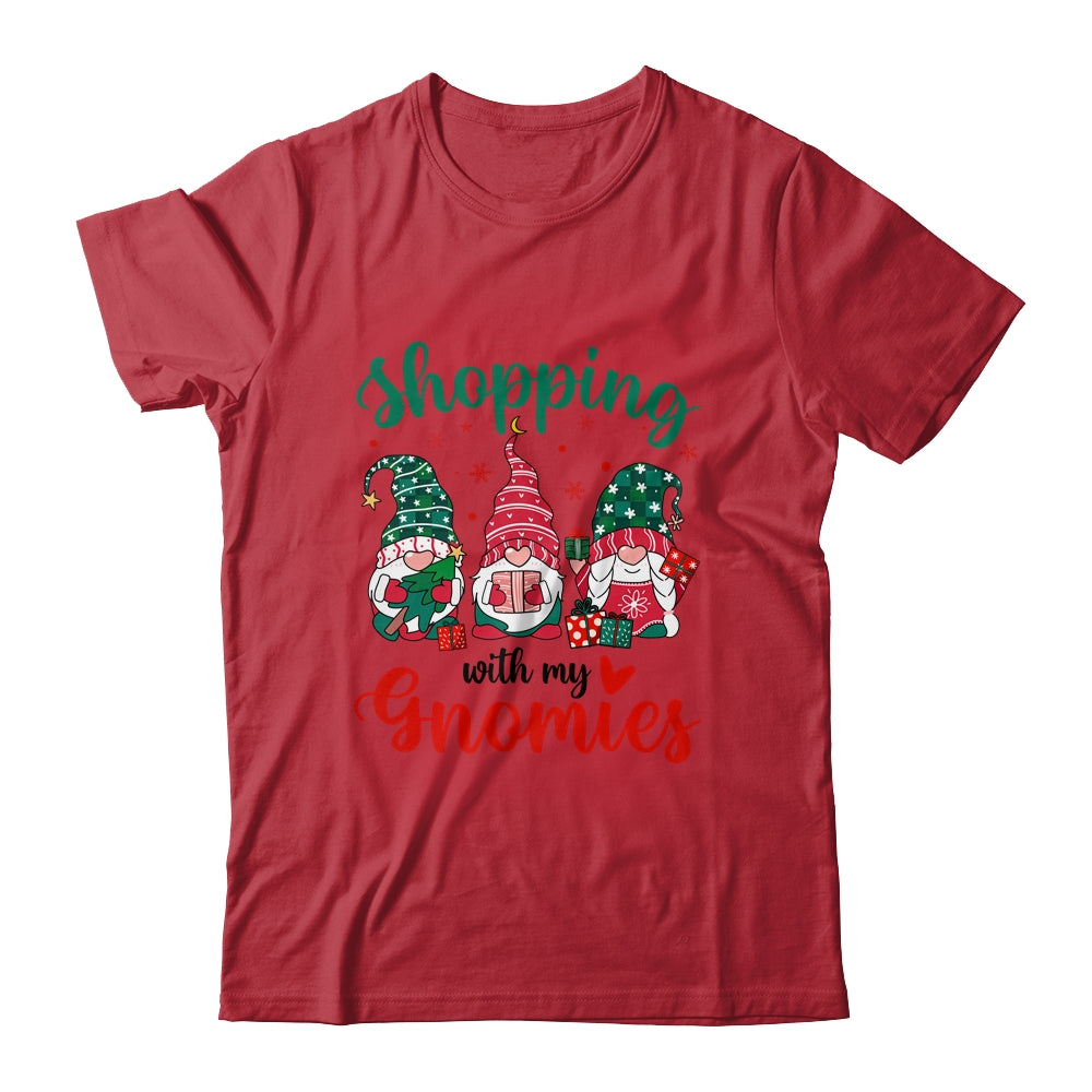 Shopping With My Gnomies Cute Xmas Gnomes Lover Christmas Shirt & Sweatshirt | siriusteestore