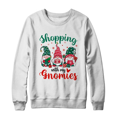 Shopping With My Gnomies Cute Xmas Gnomes Lover Christmas Shirt & Sweatshirt | siriusteestore