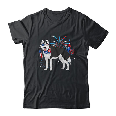 Siberian Husky Dog American USA Flag 4th of July women Lover Shirt & Tank Top | siriusteestore