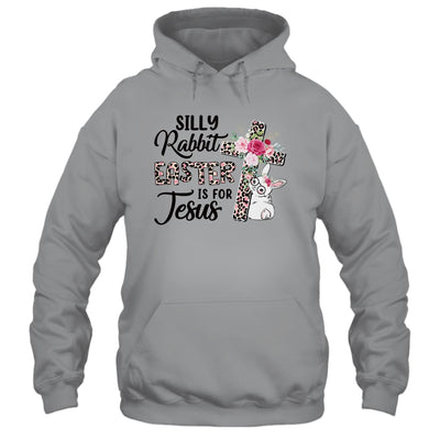 Silly Rabbit Easter Is For Jesus Easter Day Leopard Cross Shirt & Tank Top | siriusteestore
