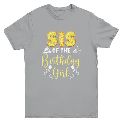 Sis Of The Birthday Girl Family Donut Birthday Youth Shirt | siriusteestore