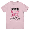 Sister 1st First Birthday Matching Family Butterfly Floral Youth Shirt | siriusteestore