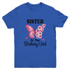 Sister 1st First Birthday Matching Family Butterfly Floral Youth Shirt | siriusteestore