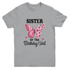 Sister 1st First Birthday Matching Family Butterfly Floral Youth Shirt | siriusteestore