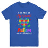 Sister A Big Piece Of My Heart Has Autism And Hes My Brother Youth Shirt | siriusteestore