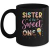 Sister Of The Sweet One Ice Cream 1st First Birthday Family Mug | siriusteestore