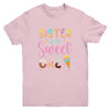 Sister Of The Sweet One Ice Cream 1st First Birthday Family Youth Shirt | siriusteestore