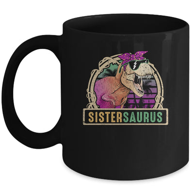 Sister Saurus Sistersaurus T Rex Dinosaur Family Matching Mug | siriusteestore