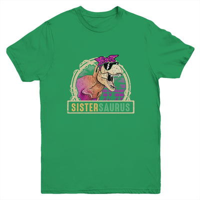 Sister Saurus Sistersaurus T Rex Dinosaur Family Matching Youth Shirt | siriusteestore