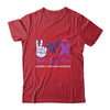 Sjogren's Syndrome Awareness Peace Love Cure Leopard Shirt & Hoodie | siriusteestore