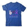 Sjogren's Syndrome Awareness Peace Love Cure Leopard Shirt & Hoodie | siriusteestore