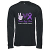 Sjogren's Syndrome Awareness Peace Love Cure Leopard Shirt & Hoodie | siriusteestore
