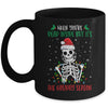 Skeleton When You're Dead Inside But It's The Holiday Season Mug | siriusteestore