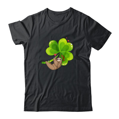 Sloth Shamrock St Patricks Day Funny Sloth Irish Gift Shirt & Hoodie | siriusteestore