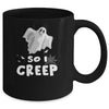 So I Creep Ghost Funny Halloween Mug | siriusteestore