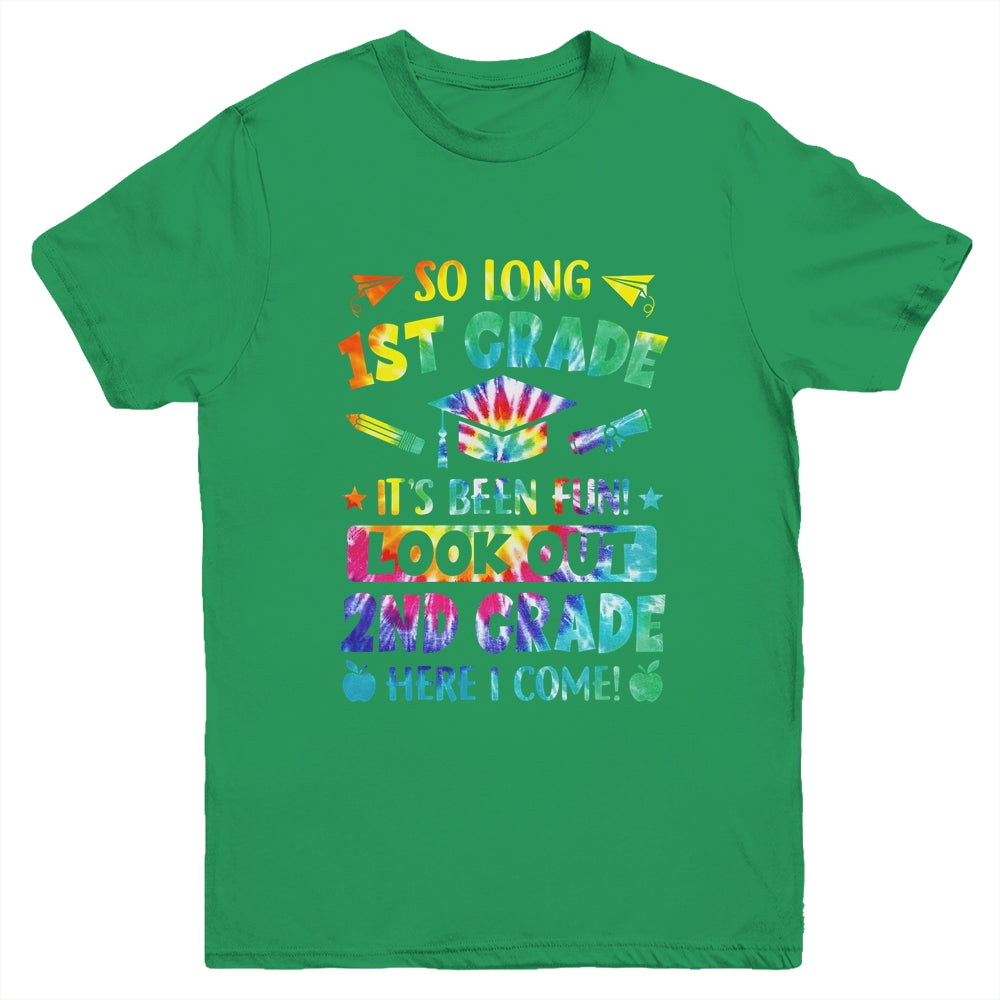 So Long 1st Grade 2nd Grade Here I Come Graduation Youth Shirt | siriusteestore