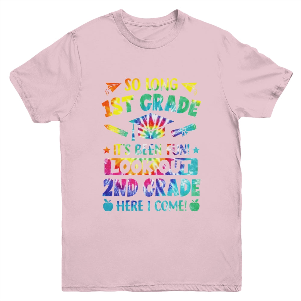 So Long 1st Grade 2nd Grade Here I Come Graduation Youth Shirt | siriusteestore