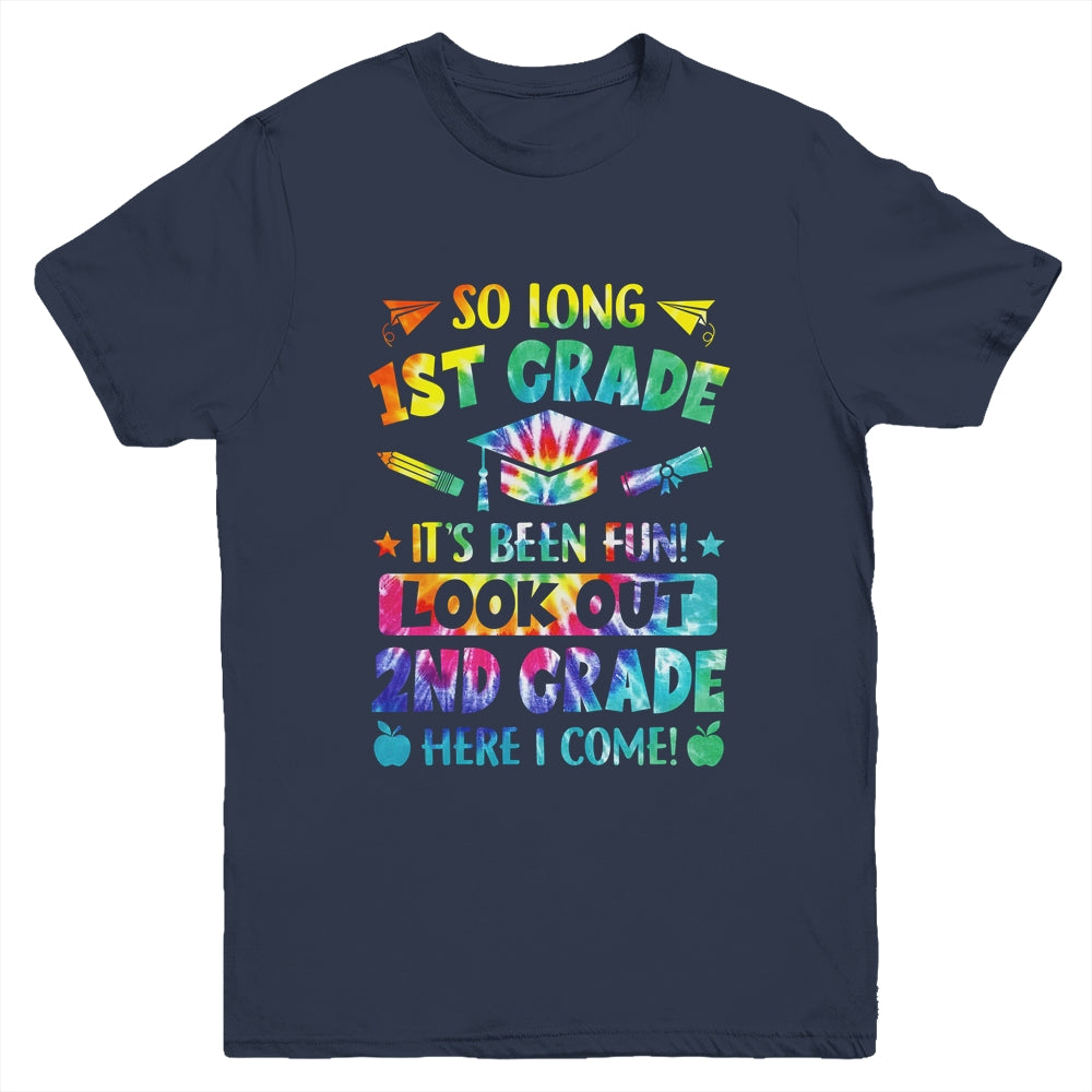 So Long 1st Grade 2nd Grade Here I Come Graduation Youth Shirt | siriusteestore