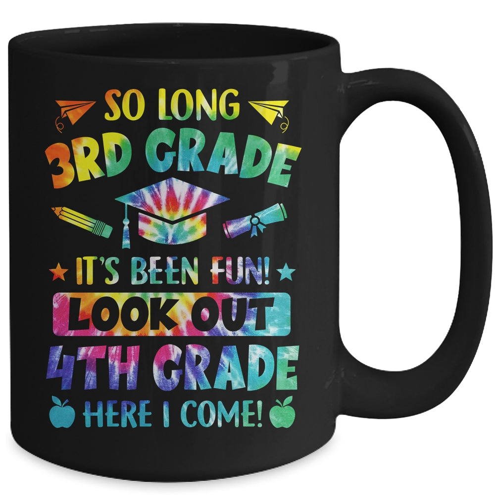 So Long 3rd Grade 4th Grade Here I Come Graduation Mug | siriusteestore