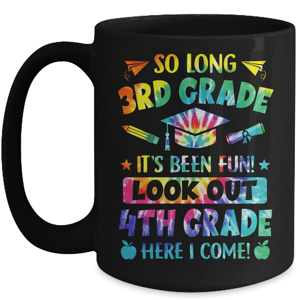 So Long 3rd Grade 4th Grade Here I Come Graduation Mug | siriusteestore