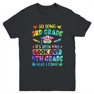 So Long 3rd Grade 4th Grade Here I Come Graduation Youth Shirt | siriusteestore