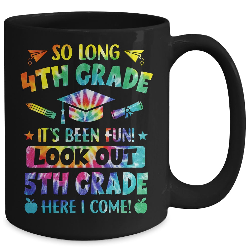 So Long 4th Grade 5th Grade Here I Come Graduation Mug | siriusteestore