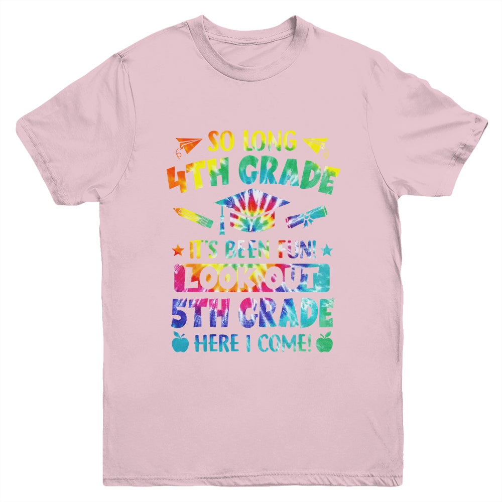 So Long 4th Grade 5th Grade Here I Come Graduation Youth Shirt | siriusteestore