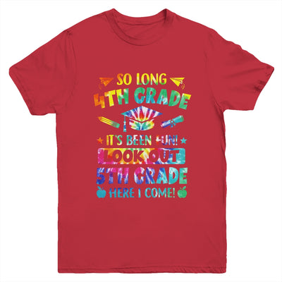 So Long 4th Grade 5th Grade Here I Come Graduation Youth Shirt | siriusteestore