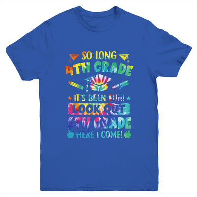 So Long 4th Grade 5th Grade Here I Come Graduation Youth Shirt | siriusteestore