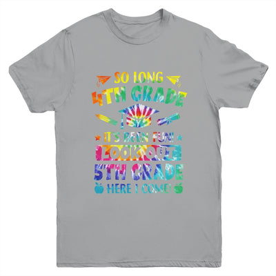 So Long 4th Grade 5th Grade Here I Come Graduation Youth Shirt | siriusteestore