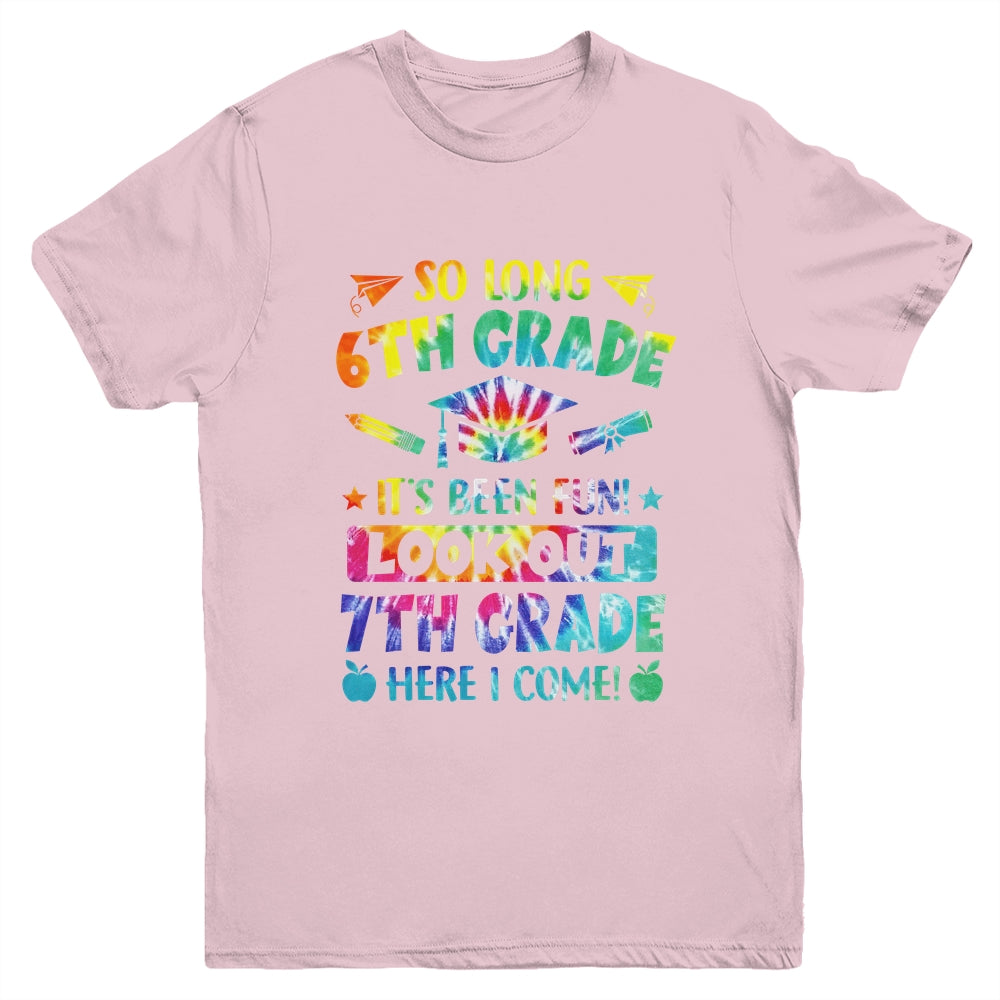 So Long 6th Grade 7th Grade Here I Come Graduation Youth Shirt | siriusteestore