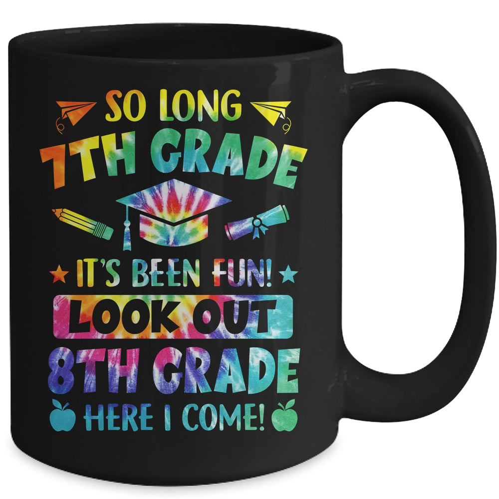 So Long 7th Grade 8th Grade Here I Come Graduation Mug | siriusteestore