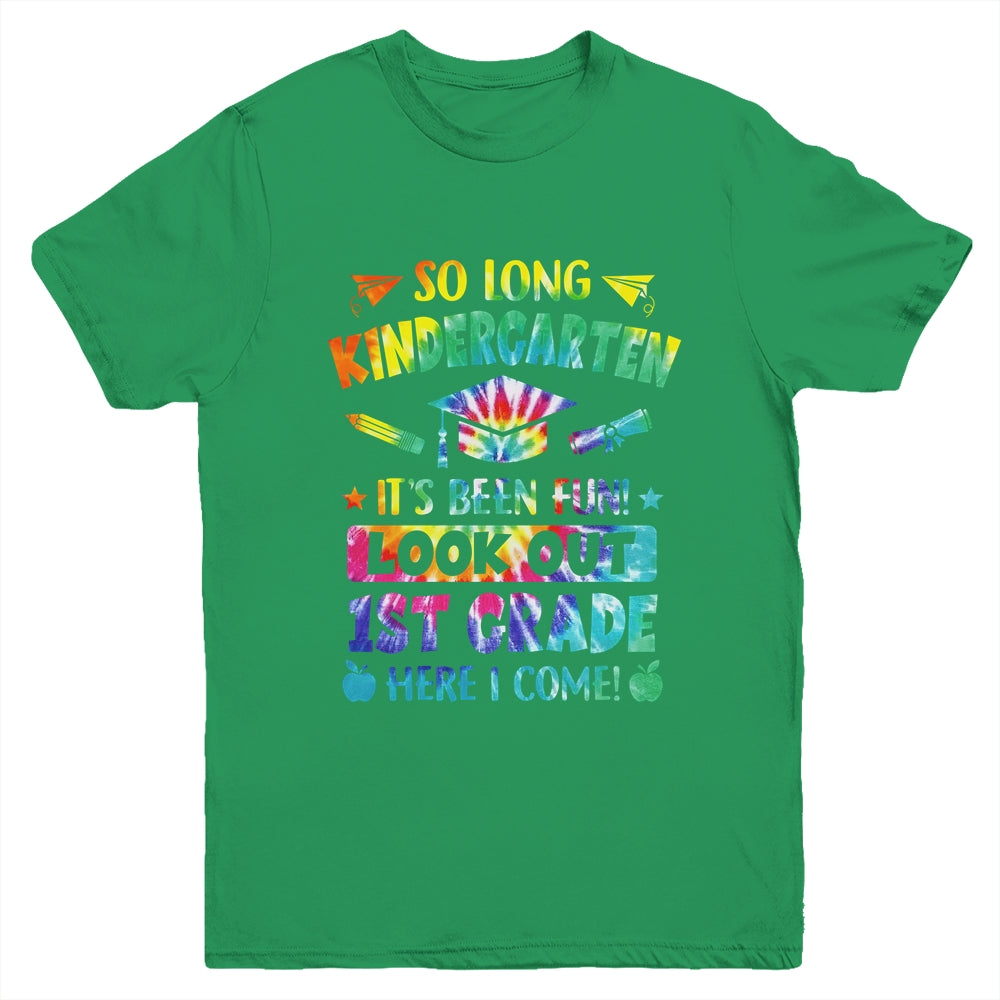 So Long Kindergarten 1st Grade Here I Come Graduation Youth Shirt | siriusteestore