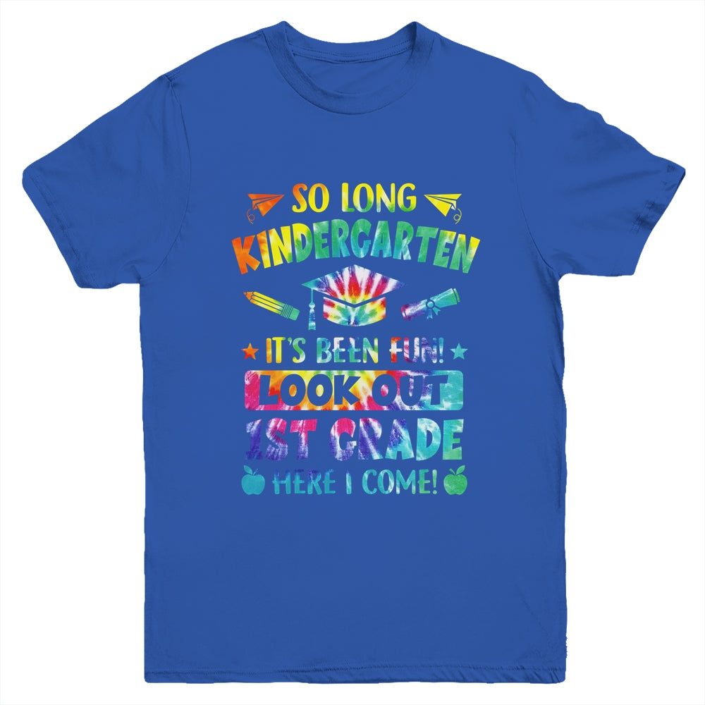 So Long Kindergarten 1st Grade Here I Come Graduation Youth Shirt | siriusteestore