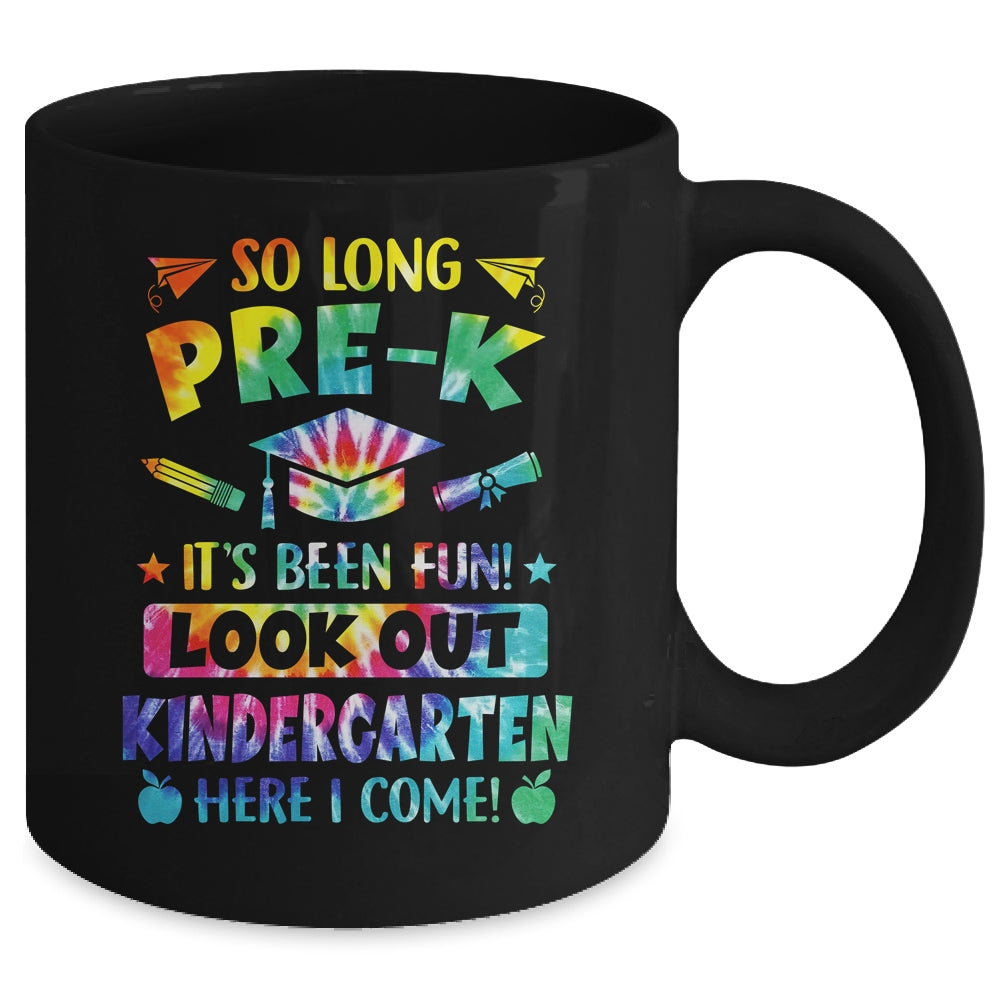 So Long Pre-K Kindergarten Here I Come Graduation Mug | siriusteestore