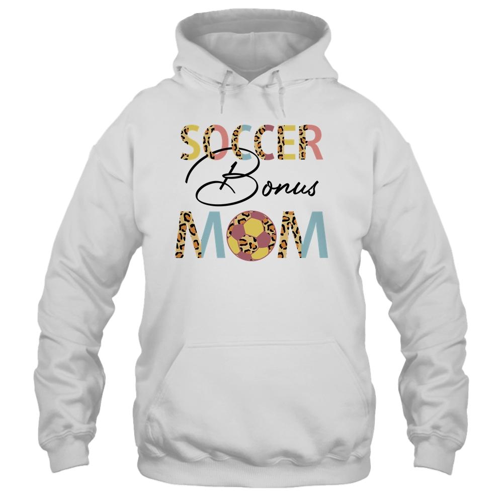 Soccer Bonus Mom Soccer Mom Leopard Mothers Day Shirt & Tank Top | teecentury