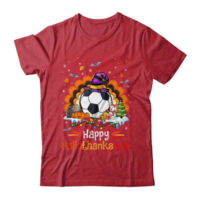 Soccer Halloween Christmas Thanksgiving Hallothanksmas Shirt & Sweatshirt | siriusteestore