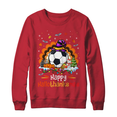 Soccer Halloween Christmas Thanksgiving Hallothanksmas Shirt & Sweatshirt | siriusteestore