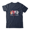 Soccer Player Girls Peace Love Soccer Women Shirt & Tank Top | siriusteestore