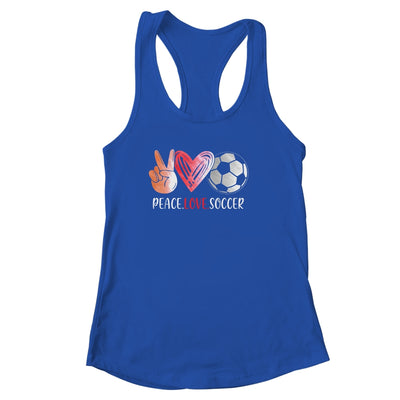 Soccer Player Girls Peace Love Soccer Women Shirt & Tank Top | siriusteestore