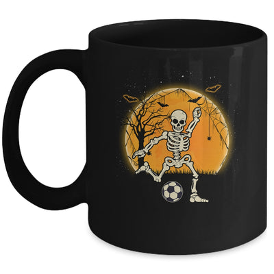 Soccer Skeleton Halloween Boys Soccer Player Halloween Mug | siriusteestore