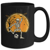 Soccer Skeleton Halloween Boys Soccer Player Halloween Mug | siriusteestore