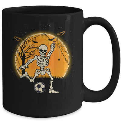 Soccer Skeleton Halloween Boys Soccer Player Halloween Mug | siriusteestore