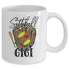 Softball Gigi Leopard Game Day Softball Lover Mothers Day Mug | siriusteestore