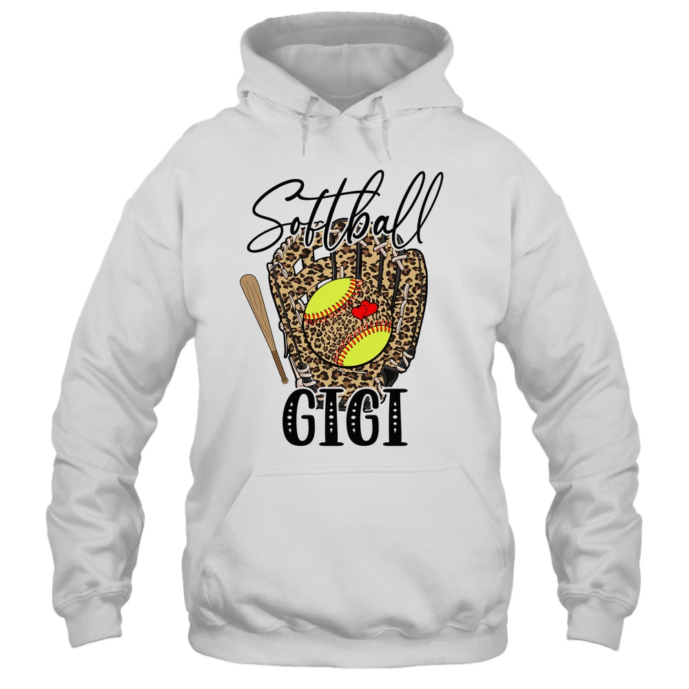 Softball Gigi Leopard Game Day Softball Lover Mothers Day Shirt & Tank Top | siriusteestore