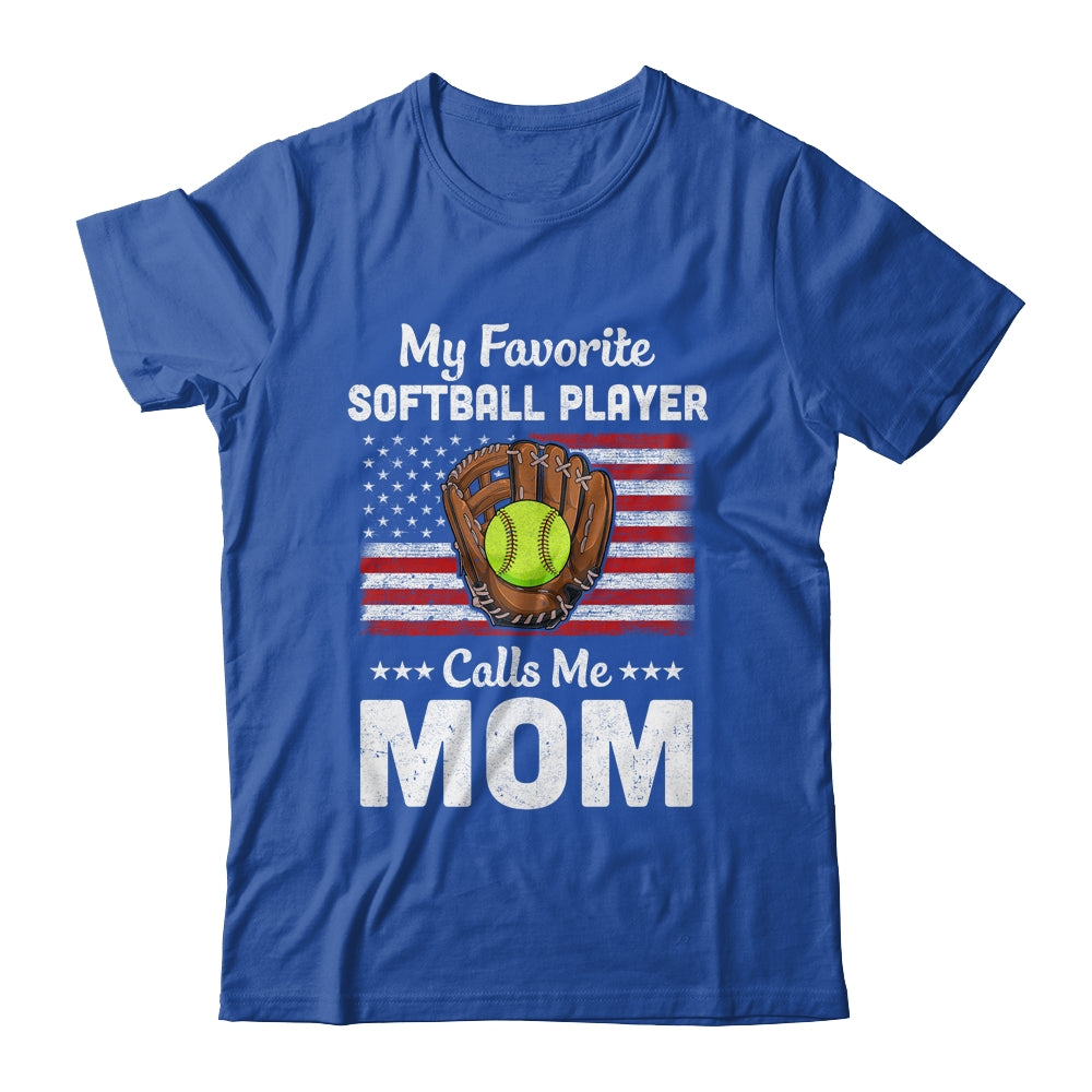 Softball Mom My Favorite Softball Player Calls Me Mom Shirt & Hoodie | siriusteestore